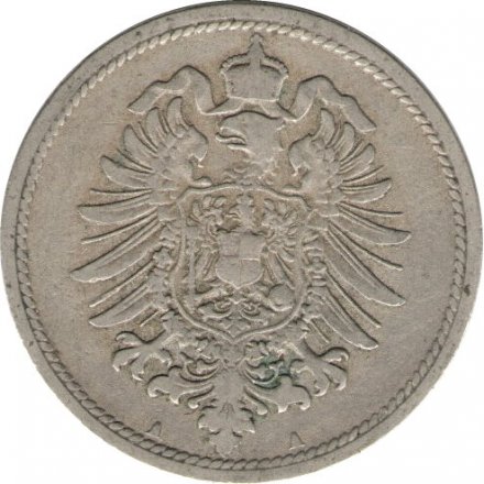 Германия 10 пфеннигов 1888 год (A)