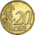 Германия 20 евроцентов 2002 год (A)