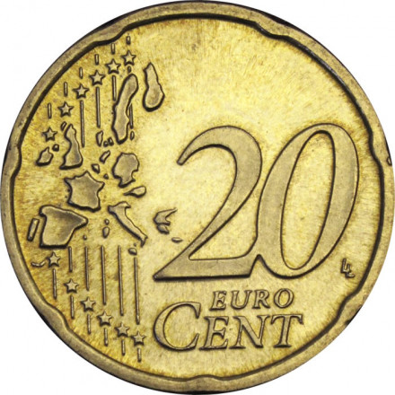 Германия 20 евроцентов 2002 год (A)