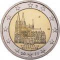 Германия 2 евро 2011 год - Северный Рейн-Вестфалия