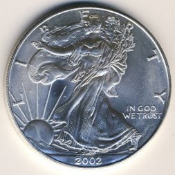 США 1 доллар 2002 год