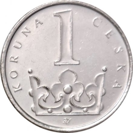 Чехия 1 крона 2018 год - Герб