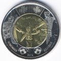 Канада 2 доллара 2014 год - 75 лет с начала Второй Мировой войны