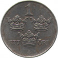 Швеция 1 эре 1942 год - Король Густав V (железо)