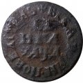 Денга 1704 год (Повелитель) Пётр I (1699 - 1725) - F