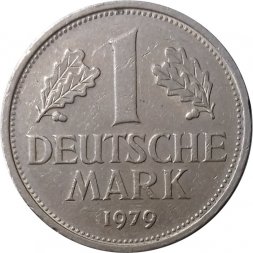 ФРГ 1 марка 1979 год (D)