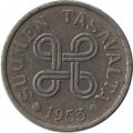 Финляндия 5 марок 1953 год (железо)