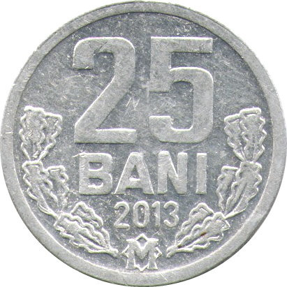 Молдавия 25 бани 2013 год