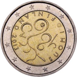 Финляндия 2 евро 2013 год - 150 лет проведению сейма 1863 года