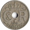 Дания 10 эре 1926 год - Король Кристиан X