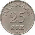 Дания 25 эре 1954 год - Король Фредерик IX