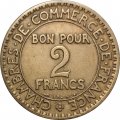 Франция 2 франка 1924 год