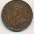 Австралия 1/2 пенни 1917 год