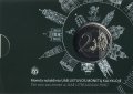 Литва 2 евро 2017 год - Вильнюс. Костёл Святых Иоаннов (в коинкарте)