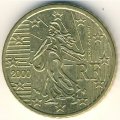 Франция 50 евроцентов 2000 год - Девушка-сеятель