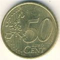 Франция 50 евроцентов 2000 год - Девушка-сеятель