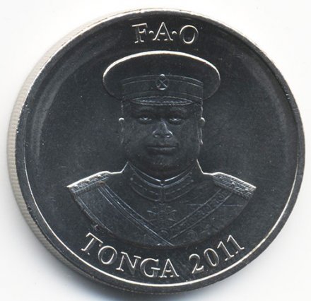 Тонга 20 сенити 2011 год - ФАО