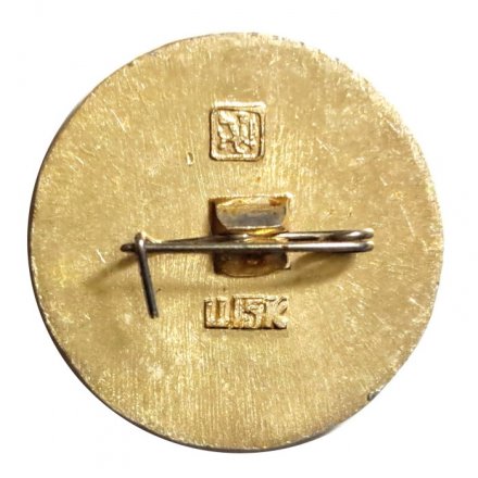 Значок Юрьев Польской. Герб. Золотое кольцо