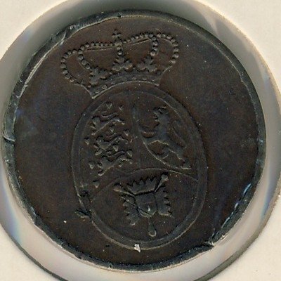 Дания 2 скиллинга 1815 год