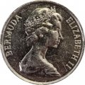 Бермудские острова 5 центов 1983 год - Ангел-королева
