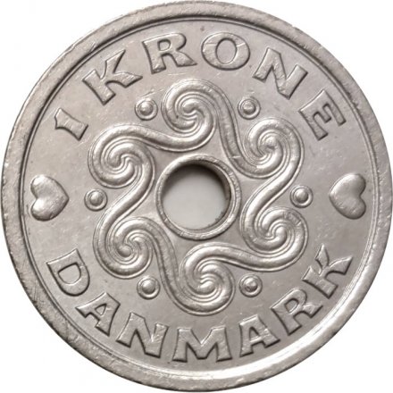 Дания 1 крона 1999 год