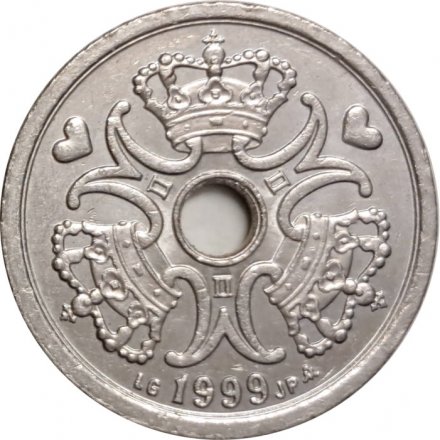 Дания 1 крона 1999 год