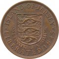 Джерси 1/12 шиллинга 1945 год - Освобождение (Король Георг VI)