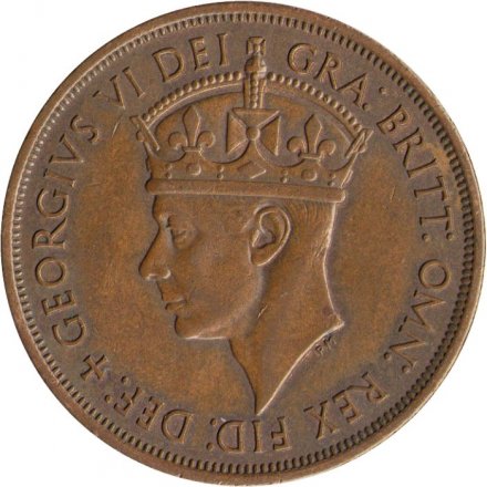 Джерси 1/12 шиллинга 1945 год - Освобождение (Король Георг VI)