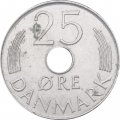 Дания 25 эре 1980 год - Королева Маргрете II