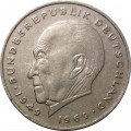 ФРГ 2 марки 1973 год - Конрад Аденауэр, 20 лет Федеративной Республике (1949-1969) (F)