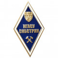 Нагрудный академический знак &quot;НГАСУ СИБСТРИН&quot;, латунь