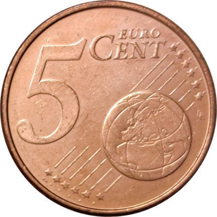 Ирландия 5 евроцентов 2008 год
