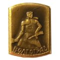 Значок Волгоград. Солдат (тип 2)