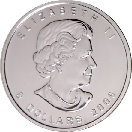 Канада 5 долларов 2006 год - Кленовый лист