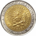 Аргентина 1 песо 2009 год - Солнце (без отметки МД)