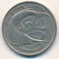 Сингапур 20 центов 1972 год