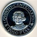 Испания 2000 песет 1989 год