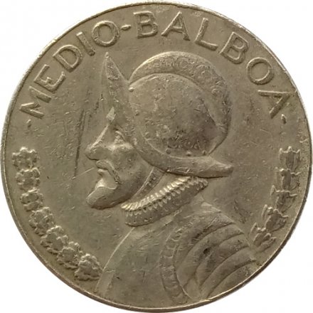 Панама 1/2 бальбоа 1980 год