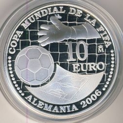 Испания 10 евро 2004 год