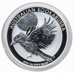 Австралия 1 доллар 2018 год - Австралийская Кукабура