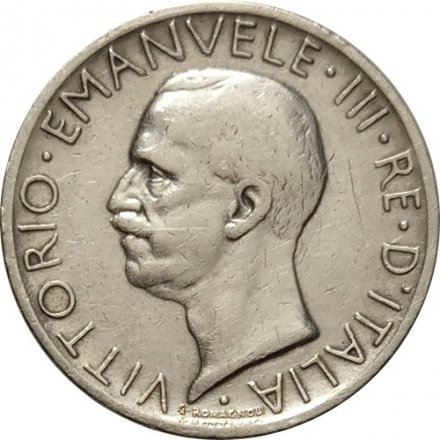 Италия 5 лир 1929 год