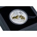 Австралия 1 доллар 2020 год - Год Крысы (Год Мыши). Мышь с позолотой, в футляре