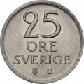 Швеция 25 эре 1972 год