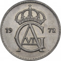 Швеция 25 эре 1972 год