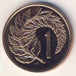 Новая Зеландия 1 цент 1968 год