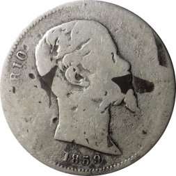 Италия 1 лира 1859 год
