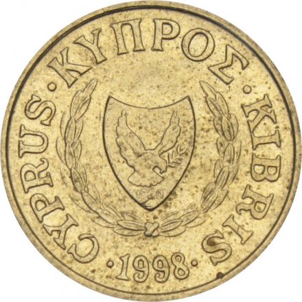 Кипр 1 цент 1998 год