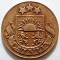 Латвия 1 сантим 1928 год