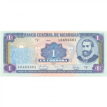 Никарагуа 1 кордоба 1990 год - UNC