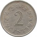Мальта 2 цента 1972 год - Пентесилея